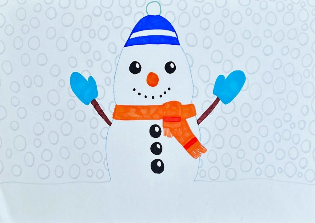 吉田明弘さん　「雪だるま」