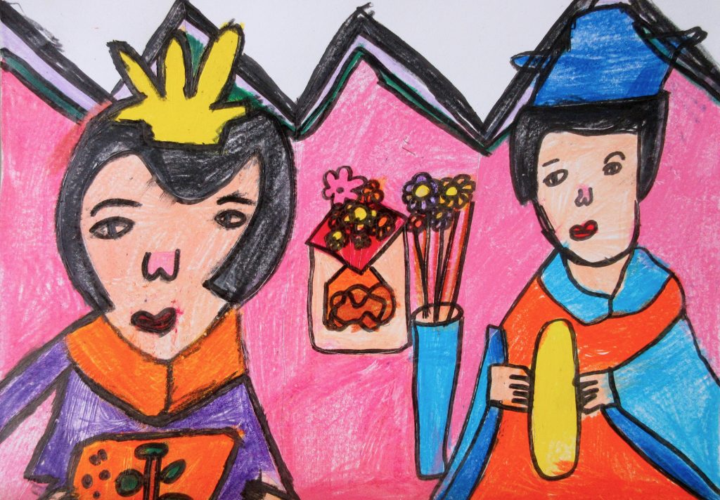 上田梨央さん　「ひなまつり」