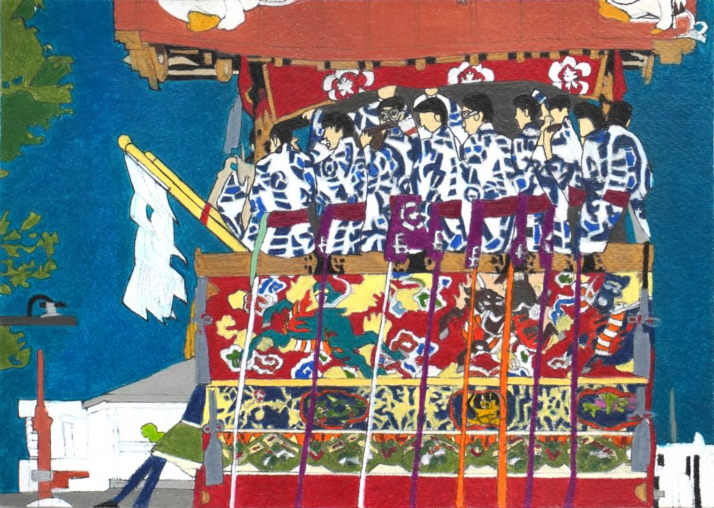 日吉雅治さん　「祇園祭」