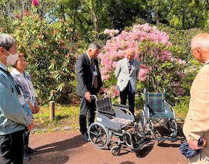 本年度も奉仕活動を充実/｢プロバスクラブ京都｣車いす寄贈（2023/06/13）