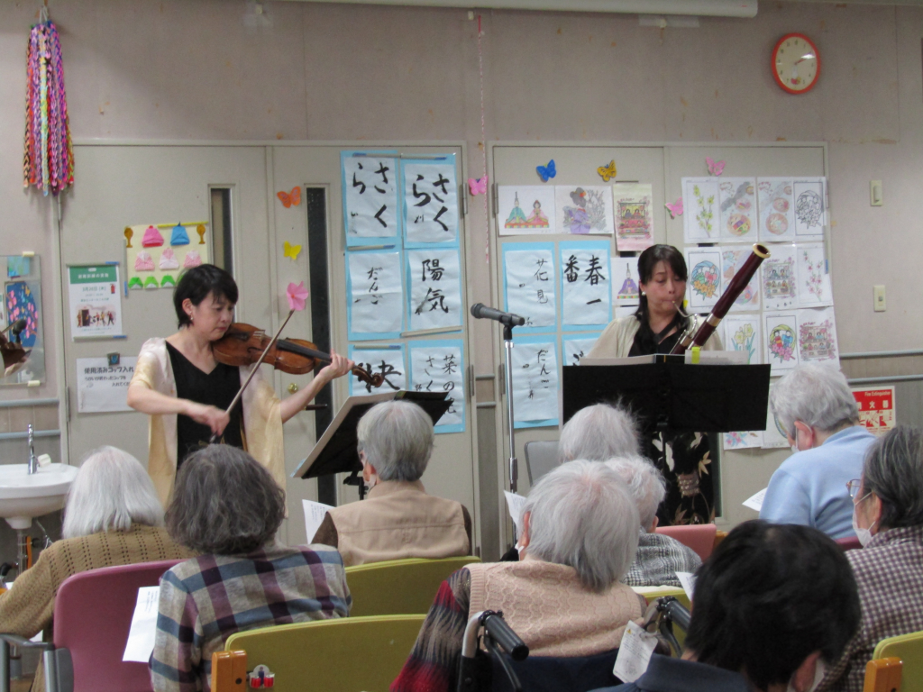 音楽のひととき 贈る